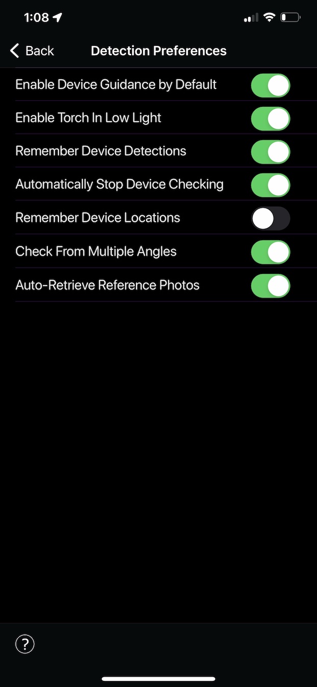 Device Detection Preferences