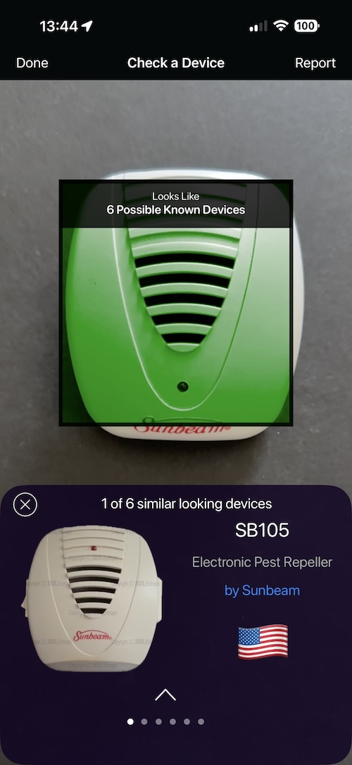 Regular Device Detection - With Reference Photos