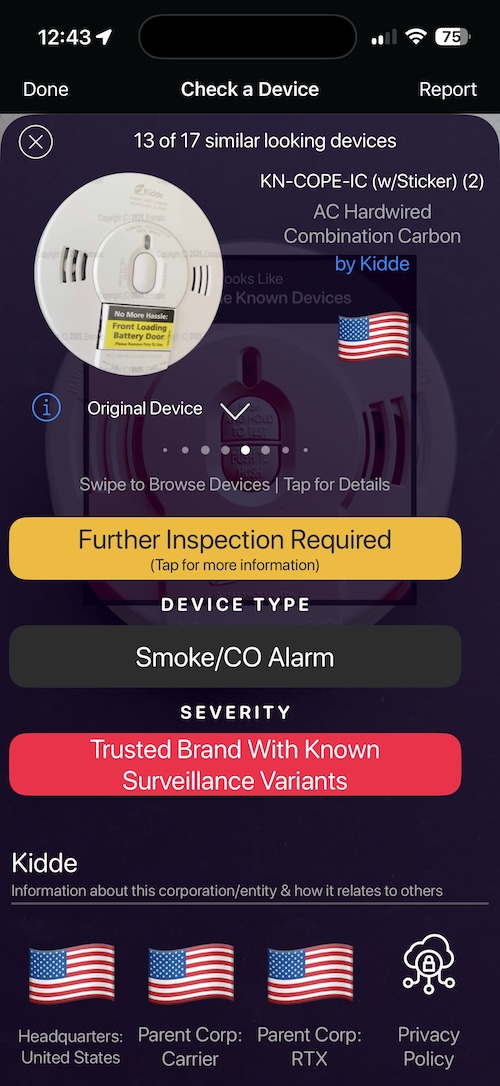 Trusted Brand with Known Surveillance Variants