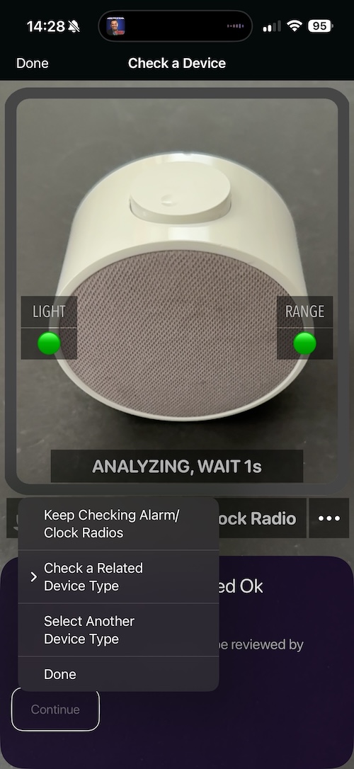Continue Device Checking